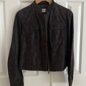 Dkny leather jacket